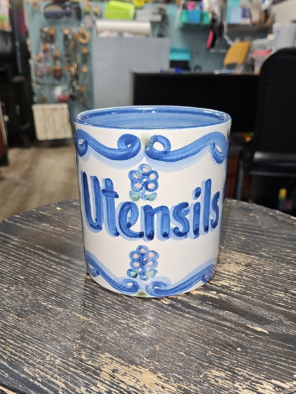 M. A. Hadley Utensil Crock
